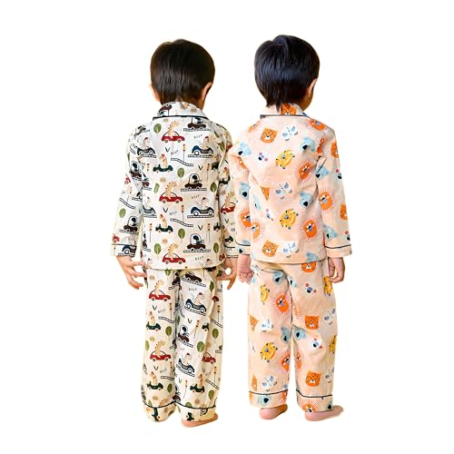 Image of Jam & Sugar Boys Cotton Printed Night Suit Set