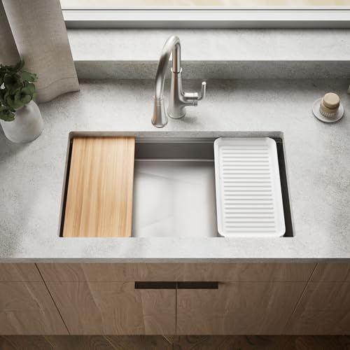 Kohler 33663-PC-NA Strive® 32" undermount single-bowl workstation kitchen sink, Stainless Steel by Kohler - Image 2