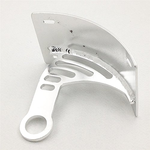 Httmt Mt360-06- Motorcycle Chromed Vertical Curved Mount License Plate Bracket Tag Holder Compatible With 2006-2012 Yzf-R6/ 2006-2011 Suzuki Boulevard M109R #TOP3