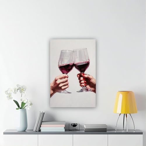 Poster toile vin rouge haute définition tableau d'art