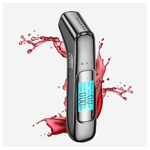 Guishop-EU Etilometro Portatile Certificato,Alcol Test con LED ad Alta Definizione e Chip ad Alta Sensibilità,2024 Ultima Tecnologia,Adatto per Uso Domestico e Professionale,Nero