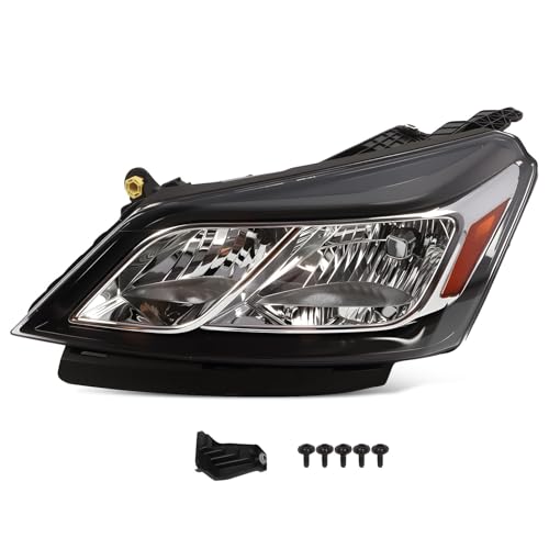Yunnergo Driver Side Halogen Headlight Assembly Compatible with Traverse 2013-2017 w/Bulbs Front Left Projector Headlamp 84262931