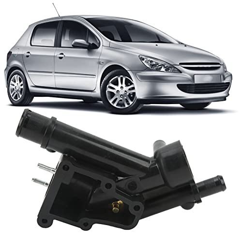 Carcaça Do Termostato Com Substituição Do Sensor 1338AV Para Citroen C4 2004-2010 Para Peugeot 307 4