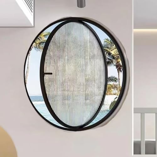 Fenêtre ronde ouvrante pour cuisine hublot vitré pivotant avec film solaire