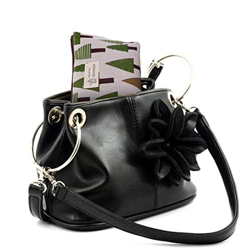 Canvas Travel Makeup Organizer - Multi-Function Cosmetic Bags Storage Case with Zipper - Cosmetic Ba