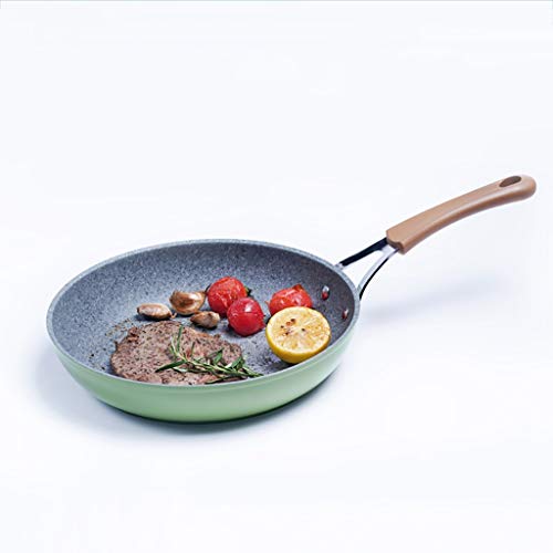 Cacerola Piedra médica Sartén Antiadherente Sartén pequeña Hogar Azul 20/24/28 / 30CM...