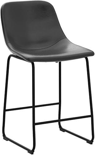 Miniatura 6 de TAVR Dining Chairs Set of 2, Armless Counter Height Stools with Back Hold up to 500 lbs for Home, Kitchen, Dining Room, Bar, Coffee Shop, Industrial