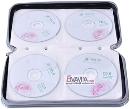 40 Capacity CD DVD Case Wallet Cover Carry Case Portable Storage Organiser Bag  BLUE