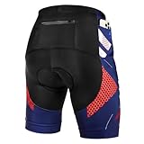 BSBUY Culotte Ciclismo Hombre, Ciclismo Pantalones Cortos Compresión con 5D Gel Acolchado, MTB, Culote Ciclista Hombre, Antideslizantes, Transpirables, M