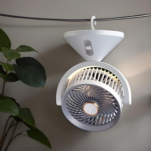 Ventilateur de circulation d'air rechargeable idéal pour le travail