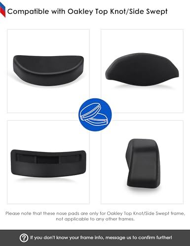 Image of BLAZERBUCK Replacement Nose Pieces for Oakley Frogskins Range /Frogskins Range XL /Top Knot /Side Swept /HSTN /Spindrift /Wildrye