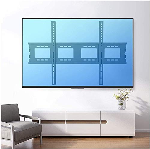 Feste TV-Wandhalterung mit niedrigem Profil für die meisten 55-90-Zoll-LED-LCD-OLED-Plasmafernseher - Ultra Slim Fix TV-Halterung mit