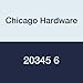 Chicago Hardware 20345 6 Carbon Screw Pin Chain Shackle, Galvanized, 13,000 lb. Working Load Limit, 7/8" Diameter