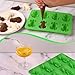 BokingOne 2 Pack Chocolate Frog Silicone Molds, 3D Frog Baking Molds for Chocolate, Candy, Cake Decoration, Soap, Resin, Ice Jelly (Green)