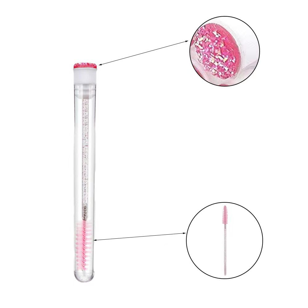 Cepillos para Pestañas 4 Pcs Tubos de Varita de Rímel Vacíos