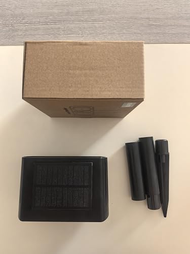 Solar Ultrasonic Animal Repellent, Deer Repellent Devices Waterproof, Cat Repellent Outdoor with Motion Detection Squirrel Skunk Rabbit Dog Raccoon Deterrents Animal Repeller for Yard, 1 Pack, Black