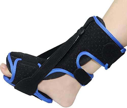 MMPANG Plantar Fasciitis Night Splint, Plantar Fasciitis Brace, Adjustable Elastic Night Splint for Plantar Fasciitis, Heel, Ankle, Arch Foot Pain, Achilles Tendonitis
