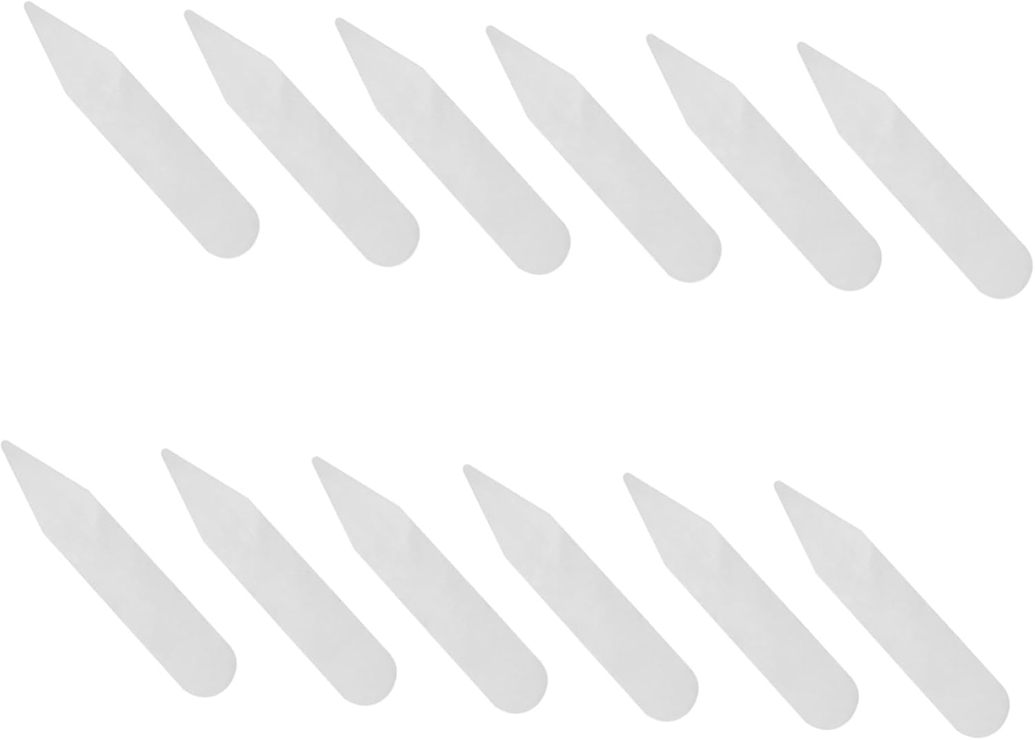 BESPORTBLE 300pcs Collar Stays Shirt Support for Wrinkle Collars and for Men Dress Shirts