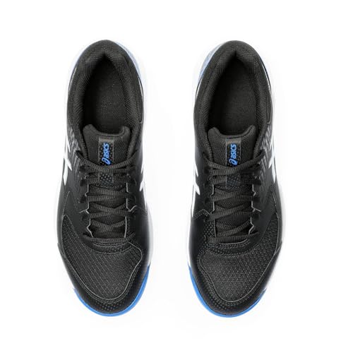 TENIS ASICS DEDICATE 8 CLAY (SAIBRO) PRETO BRANCO E AZUL - 2024 (1041A448-002, BR, Adulto, Numérico,