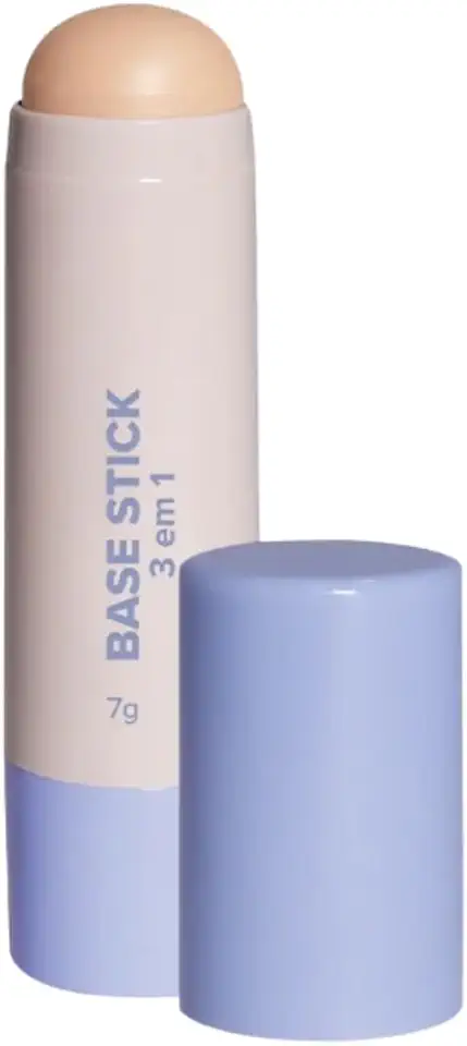 Base Stick 3 em 1, Base, Corretivo e Contorno, Acabamento Soft Matte, 7g, Resistente à Água, Longa Duração - Maquiagem (02, Padrão)