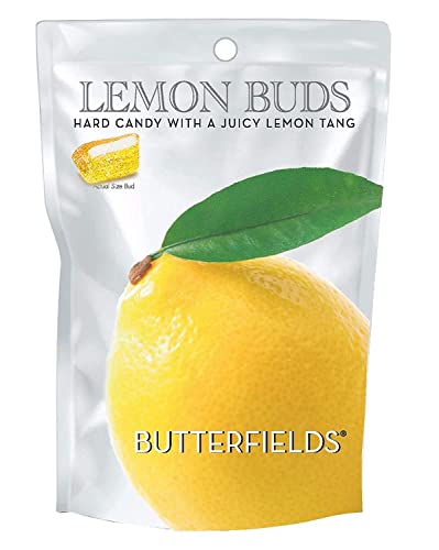 Butterfields Candy - Gourmet, Old-Fashioned Lemon Buds Hard Candy | Gluten Free | Made With 100% Real, Pure Cane Sugar | Handcrafted In The Usa- 2.5Oz (3 Pack) #TOP6