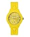 Versus Versace Tokyo Silicone Date Collection Luxury Mens Watch Timepieces with a Yellow Strap, Case and Dial
