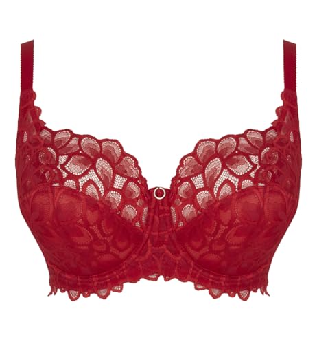 Image of Panache Women's Allure Full Cup Bra - Sheer Lace with Side Sling & Power Mesh Support