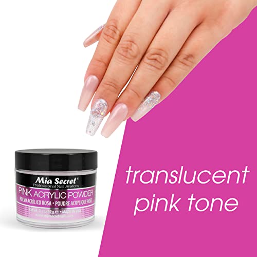 Mia Secret Professional Acrylic Nail System Pink Acrylic Powder 2 Oz #TOP14