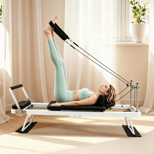 Foldable Pilates Reformer for Home Workout