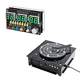 PEMENOL DIY Elektronik Bausatz Bluetooth Lautsprecher Plattenspielermodell LED Musik Stereo DIY Uhr LED Timer Wecker Elektronik löten Lernen Set Elektronik-Bausatz