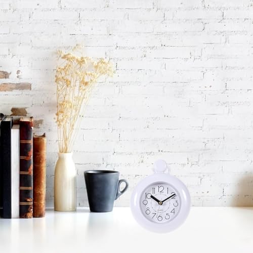 Reloj de pared artesanal silencioso para zonas húmedas con estructura colgante 7