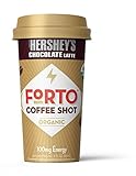 FORTO Coffee Shots - 100mg Caffeine, Hershey's Latte, High Caffeine Cold Brew Coffee, Bottled Fast Coffee Energy Boost, 12 pack