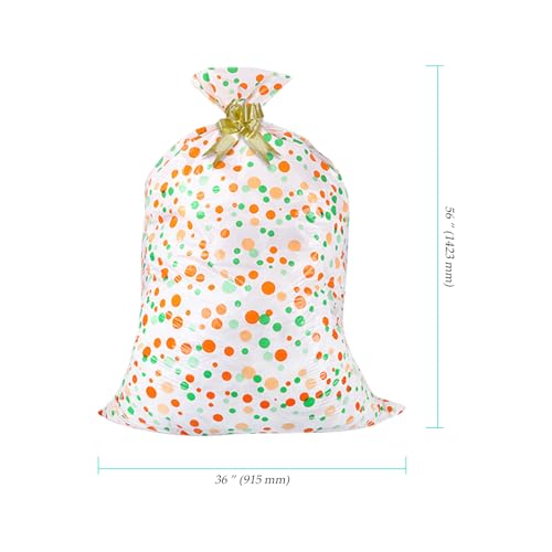 Sac cadeau extra large CHIHEUNG de 91x142 cm avec nœuds colorés