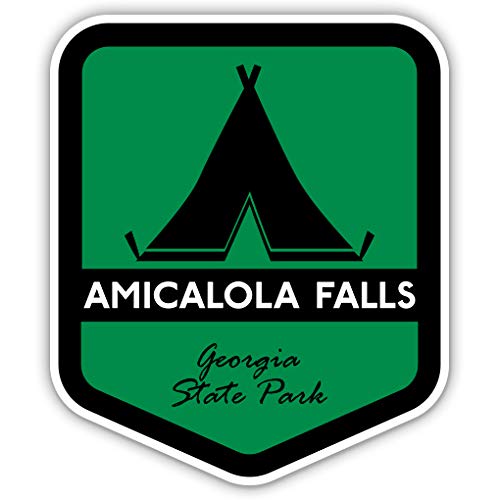 Squiddy Amicalola Falls State Park Georgia - Vinyl Sticker Decal for Phone, Laptop, Water Bottle (3" high)