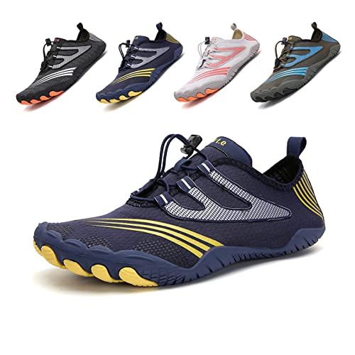 Funmoon Barefoot - Zapatos De Agua Para Hombre Y Mujer, De Secado Rápido, Unisex, Para Natación, Playa, Buceo, Surf, Paseos En Barco, Zapatos De Snorkel, Azul Amarillo, 35 1 3 Eu Funmoon Barefoot - Zapatos De Agua Para Hombre Y Mujer, De Secado Rápido, Unisex, Para Natación, Playa, Buceo, Surf, Paseos En Barco, Zapatos De Snorkel, Azul Amarillo, 35 1 3 Eu