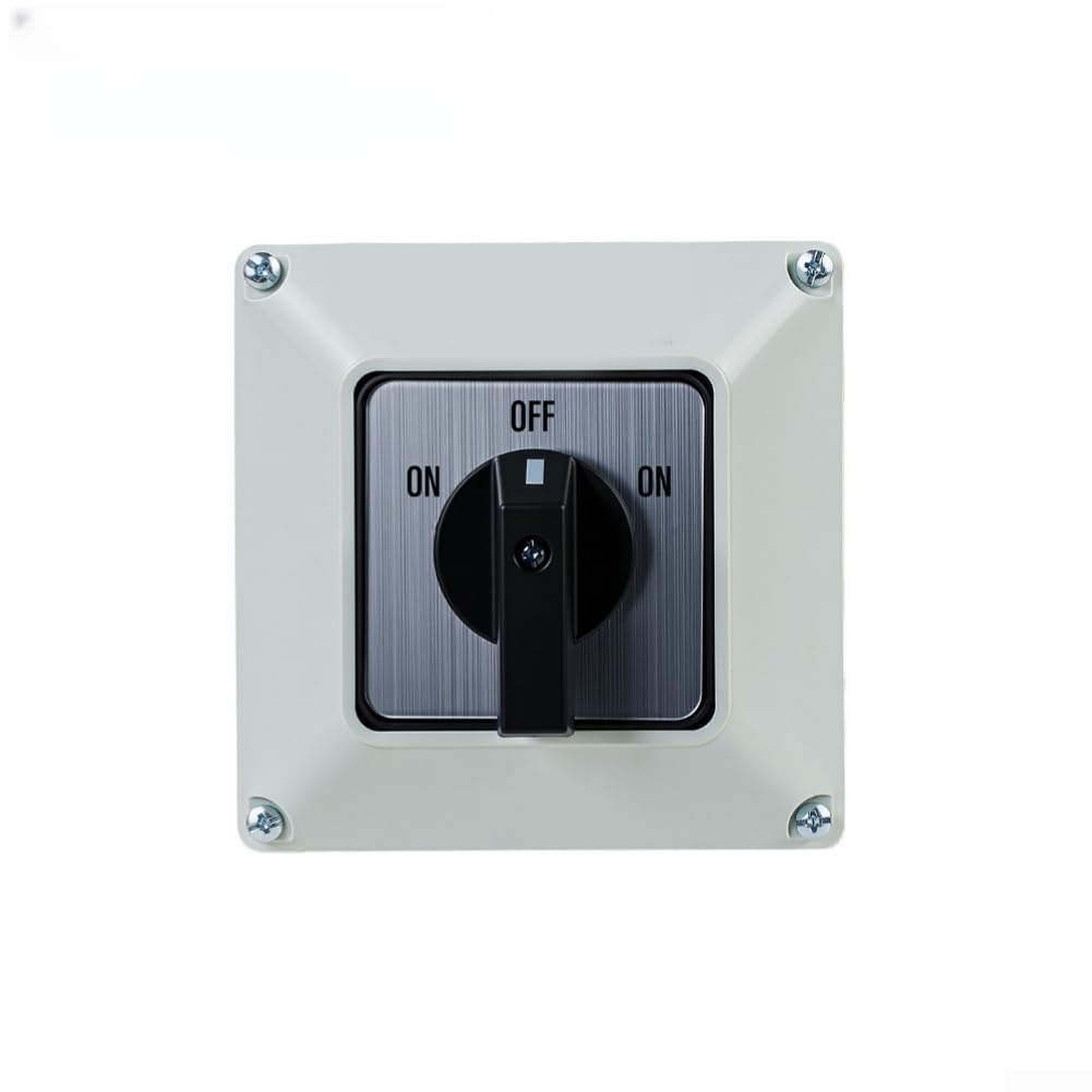 Wechselschalter ON-OFF-ON 3 Stufen IP65 Wasserdicht(B) | 3-Stufen Steuerung, wasserdicht IP65, staubgeschützt, für Außenbereiche, feuchte Umgebungen