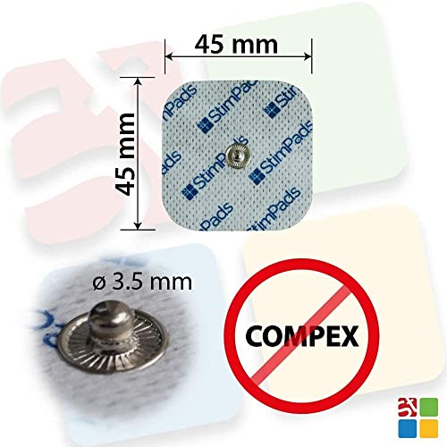 Stimpads Tens Electrode Pads con Connessione