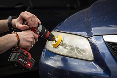 Glass Polish 31016 Headlight and Tail Light Restoration kit - Restore Dull, Faded, Discolored Car Headlights
