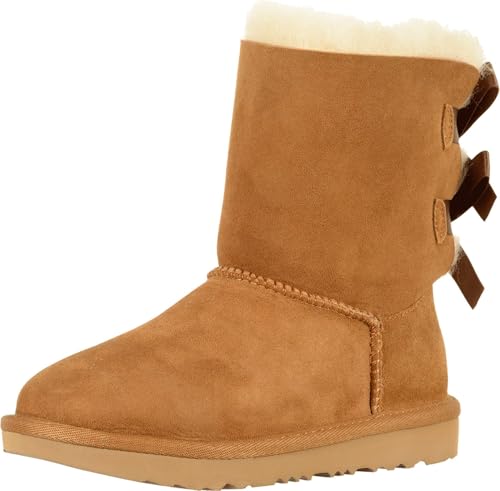 UGG Unisex Kinder Bailey Bow Ii Classic Boot, Chestnut, 22 EU