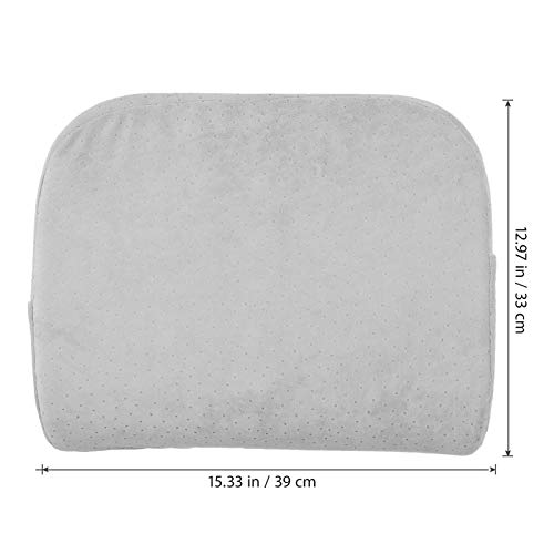 Travesseiro de suporte lombar NUOBESTY para cadeira de escritório, espuma de memória, encosto de car
