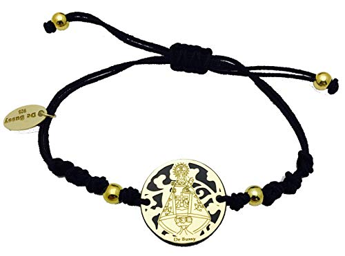 Bracelet Vierge en argent avec boucles d'oreilles pendantes spinning