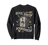 El único sistema es un sistema de sonido es una camiseta perfecta para DJ, ingenieros de sonido, promotores de clubes, coleccionistas de discos, cualquier persona que le guste la música fuerte. Aspecto envejecido vintage.