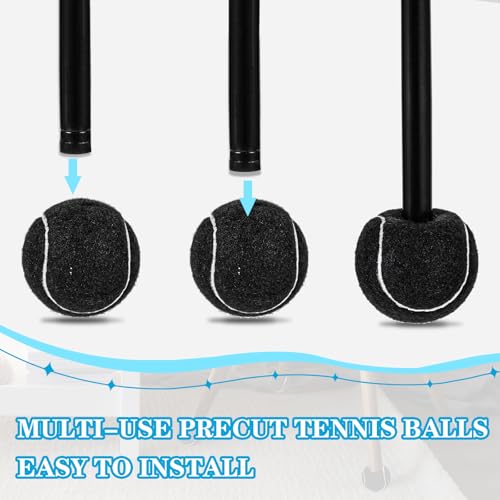 Pelotas de tenis precortadas para sillas: pack de 20 fundas protectoras antideslizantes 4