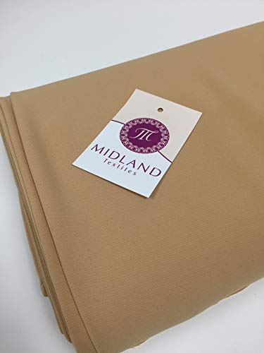 Plain Poly Musgo crepé vestido de georgette tela peso medio 58 'de ancho M420 mTEX