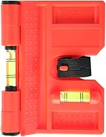 Vista 2 de Herramienta magnética para nivel de poste, nivel de burbuja vertical horizontal plegable, ángulo ajustable de bolsillo, niveles de alcohol