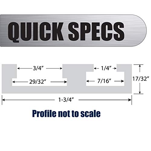 Anodized Aluminum Combination Miter T Track/Mini T Track Rail For Jigs Fixtures Sleds Router Table And General Woodworking Applications 48 Inch Made In The Usa #TOP6