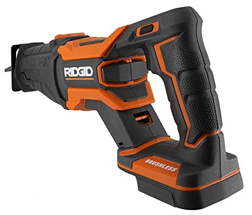 Ridgid R8643B Octane 18V Lithium Ion Cordless Brushless Reciprocating Saw w/ Included Blade and LED