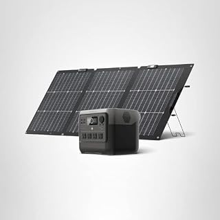 EF ECOFLOW Solar Generator RIVER 2 Pro & 160W Portable Solar Panel, 768Wh