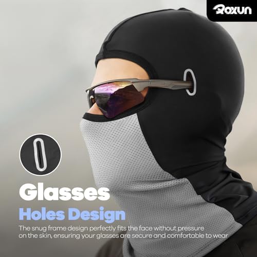 ROXUN Balaclava Moto Face Mask, Summer Cooling Ice Silk Mesh Sun Protection — view 3