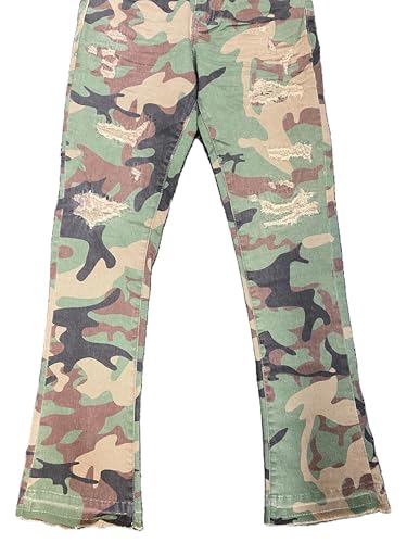 Jordan Craig - Kids Vintage Camo Stacked Jeans (JTF990RCB)2
